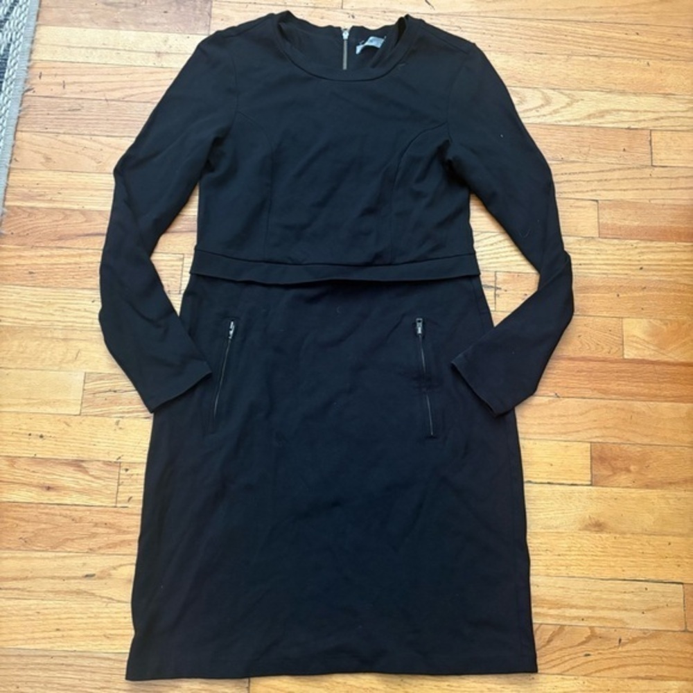 Athleta Black Long Sleeve Dress Size Small